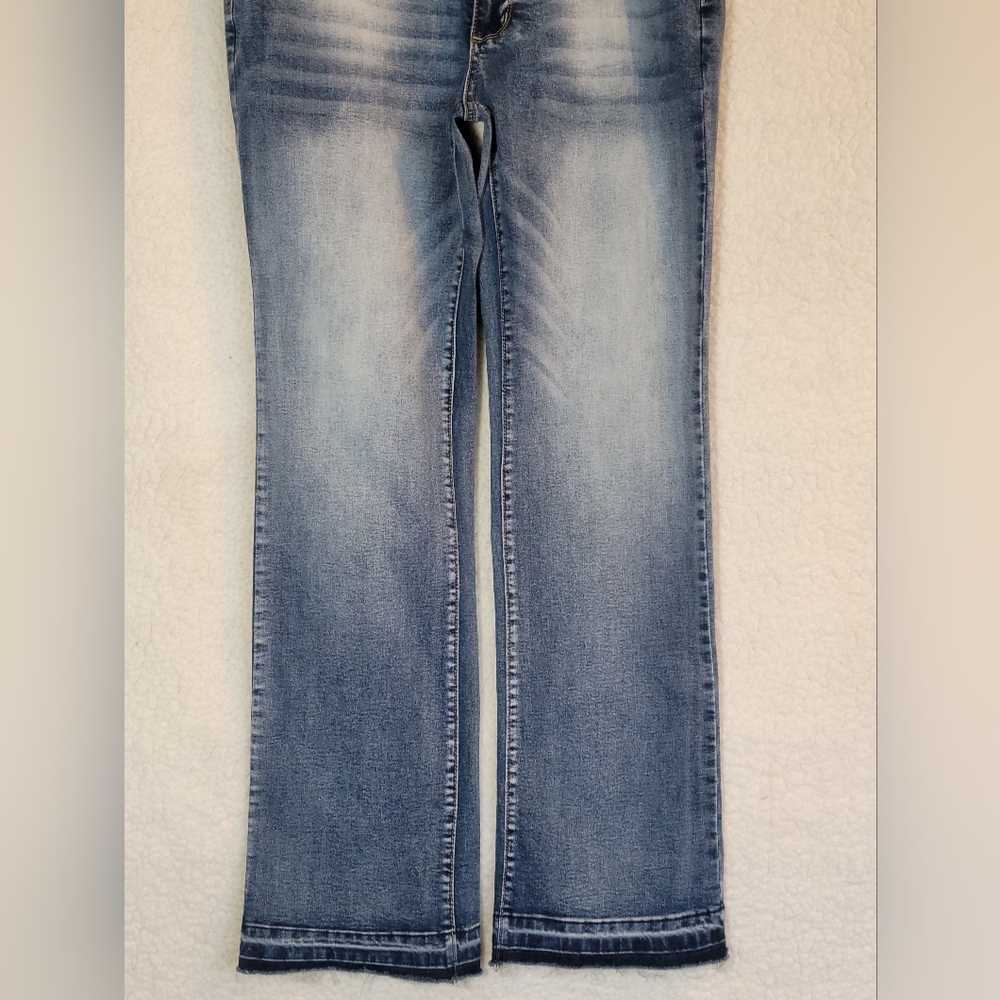 FLAMINGALS Size XL Wide Leg Jeans. W-17 R-8.5 I-32.5 Excellent Condition. - Picture 4 of 8